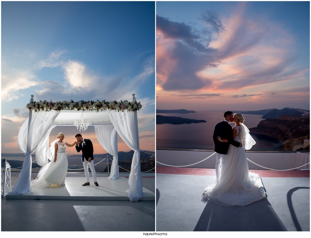Epic santorini wedding 